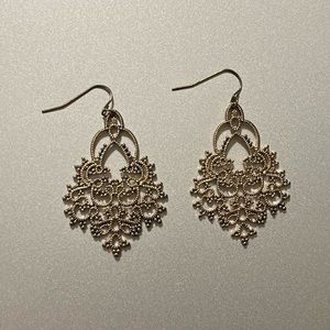 Golden Dangle Earrings